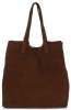 Kožené kabelka shopper bag Vittoria Gotti hnědá V205454